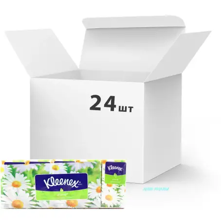 ПЛАТОЧКИ НОС. KLEENEX ромашка N100