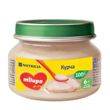 MILUPA Пюре Цыпленок 6+ мес. 80 г