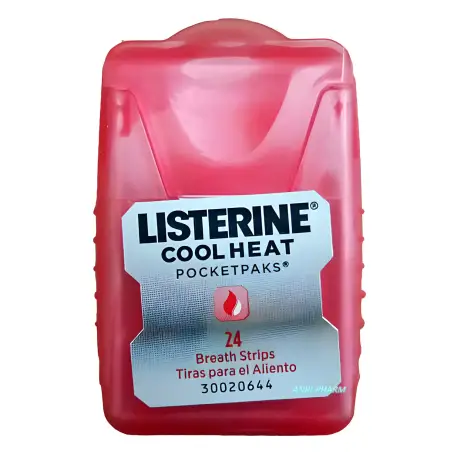 ПОЛОСКИ ОСВЕЖ. LISTERINE COOL HEAT POCKET PAKS №24