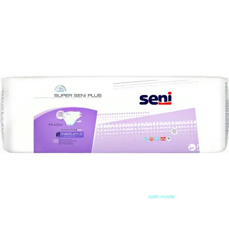 ПОДГУЗ ДЛЯ ВЗР. SENI SUPER PLUS medium (75-110 см) №30 air