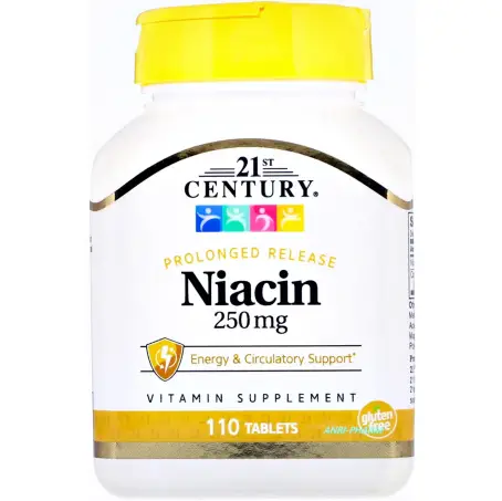 CENTURY НИАЦИН 250 мг (NIACIN) С КАЛЬЦИЕМ №110