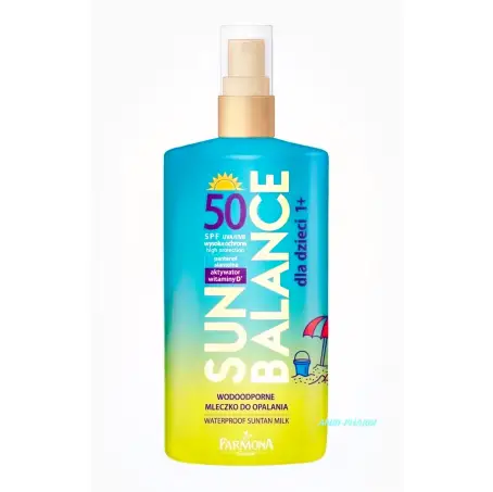 SUN BALANCE МОЛОЧКО СОНЦЕЗАЩ. ДЕТ. водост. 1+ лет SPF50 150 мл