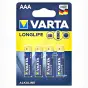 БАТАРЕЙКА VARTA LONGLIFE AAА LR03 №4