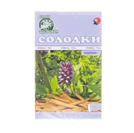 Фиточай Ключи Здоровья Солодки корень по 100 г в пач.