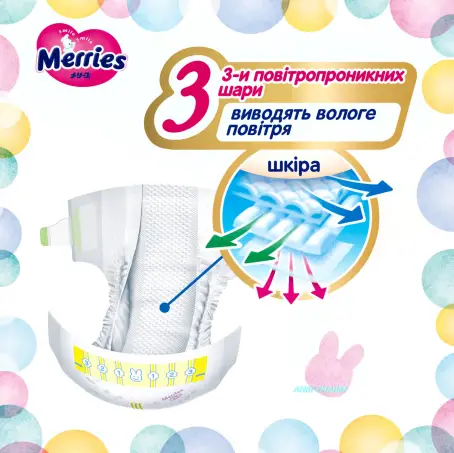 ПІДГУЗ MERRIES р.XL (12-22 кг) №44