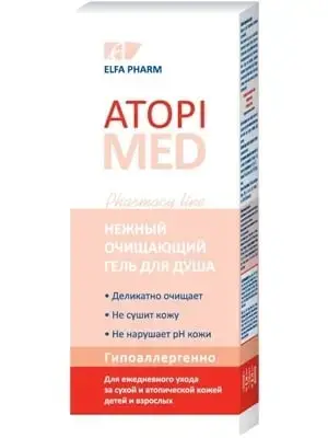 ГЕЛЬ ДЛЯ ДУШУ ELFA PHARM ATOPI MED Ніжн. очищ. 400 мл