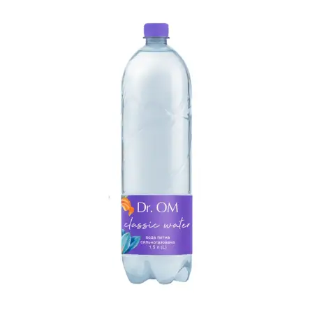 Вода питьевая с/г ТМ Dr. OM Classic Water,1,5 л