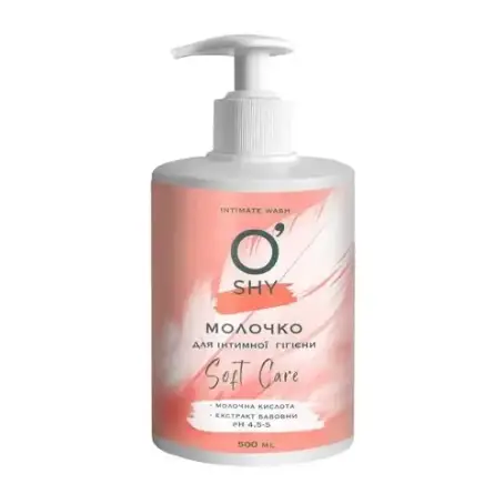 Молочко для интимной гигиены O'shy Soft Care Intimate Wash, 500 мл