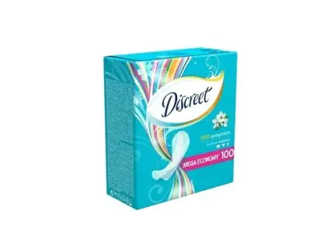 ПРОКЛ DISCREET Deo Spring Breeze Multiform pantyliners №100 щоден.