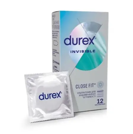  DUREX Invisible Презервативы ультратонкие № 12 