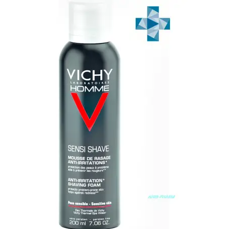 VICHY HOMME пена для бритья для чувст.кожи 200 мл