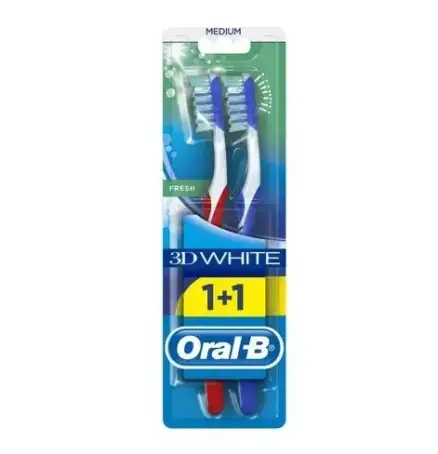 Зубная щетка ORAL-B 3D WHITE отбел. №2 40 средняя