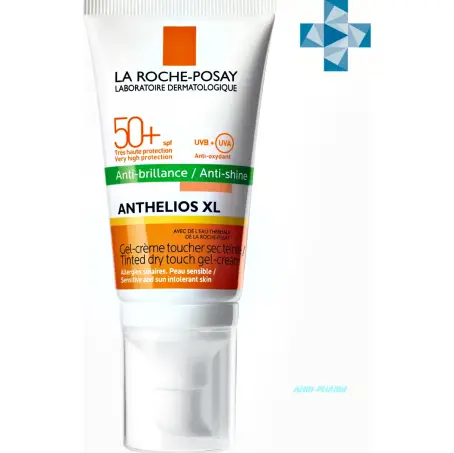 LA ROCHE POSAY АНТГЕЛІОС XL ГЕЛЬ-КРЕМ МАТУЮЧ. з тон. ефект. SPF 50+ для обличчя 50 мл