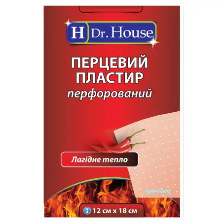 ПЛАСТ. H DR. HOUSE ПЕРЦ. 12 х 18 см перфор.