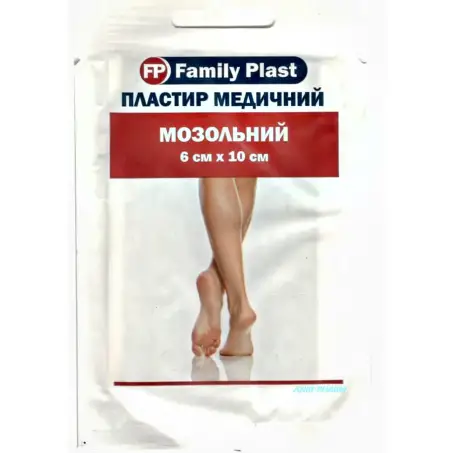 ПЛАСТ. FAMILY PLAST МОЗОЛ. 6 х 10 cм