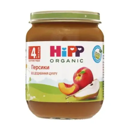 HIPP Пюре Персики с 4 мес. 125 г