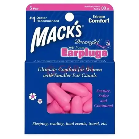 БЕРУШИ MACK`S Dreamgirl soft pink №1 пара