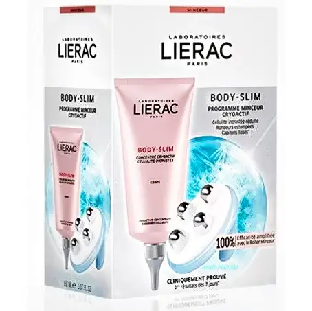 НАБР LIERAC BODY-SLIM DUO КОНЦ-Т ДЛЯ СХУДН. 150 мл+Масажер ролик.