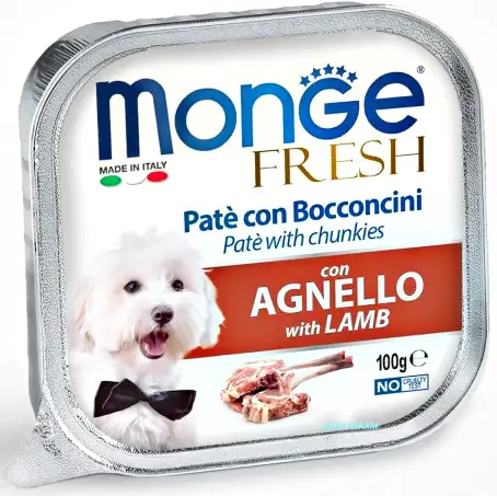 КОРМ ДЛЯ СОБАК MONGE DOG FRESH с ягненком 0,1 кг