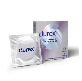 DUREX Invisible Extra Lubricated Презервативы №3