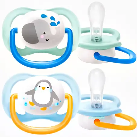 СОСКА ПУСТУШКА PHILIPS AVENT Ultra air Animal силік. ортодонт. для хлопч. 0-6 міс. №2 SCF080/05