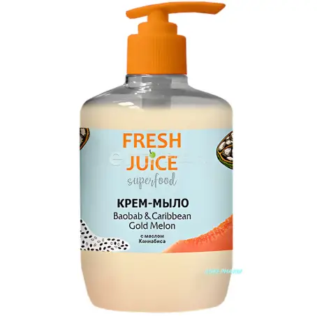 КРЕМ-МИЛО РІДКЕ FRESH JUICE Superfood Baobab & Caribbean Gold Melon 460 мл