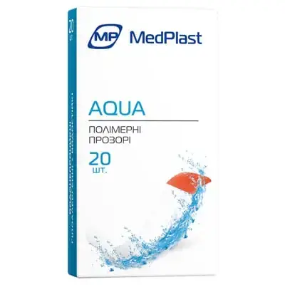 ПЛАСТ. МР MEDPLAST AQUA НАБІР 19 х 72 мм №20