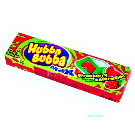 ЖУВ. ГУМКА HUBBA BUBBA MAX strawberry watermelon №5