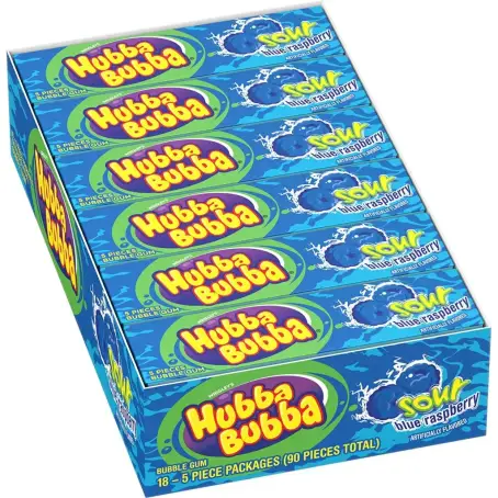 ЖУВ. ГУМКА HUBBA BUBBA MAX blue raspberry №5