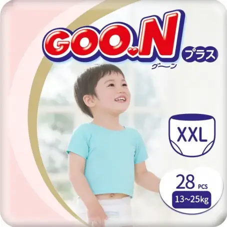 Подгузники-трусики Goo.N Plus размер XXL, 13-25 кг, 28 шт