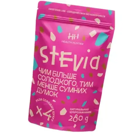 Cахарозаменитель Стевия "STEVIA X4" HEALTH HUNTER 280 г