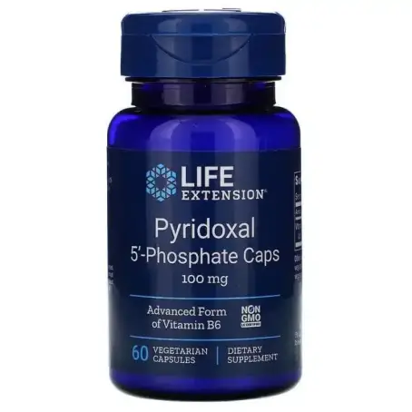 Витамин В6 PYRIDOXAL 5'-PHOSPHATE 100 мг № 60 капс. LIFE EXTENSION