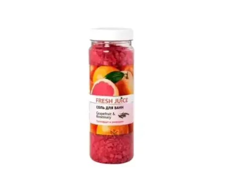 FRESH JUICE СОЛЬ ДЛЯ ВАНН ГРЕЙПФРУТ И РОЗМАРИН 700 г