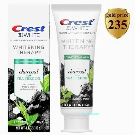 Зубная паста Crest 3D WHITE CHARCOAL + TEA TREE OIL 116 г