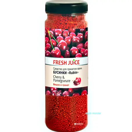 FRESH JUICE БУСИНКИ ДЛЯ ВАНН ВИШНЯ И ГРАНАТ 450 г