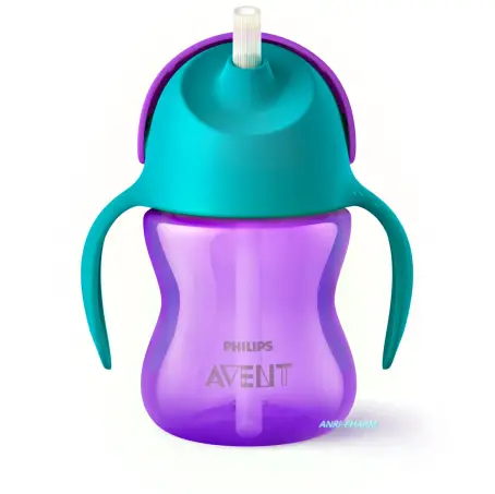 ЧАШКА PHILIPS AVENT с трубочкой с 9 мес. для мальч. 210 мл SCF796/01