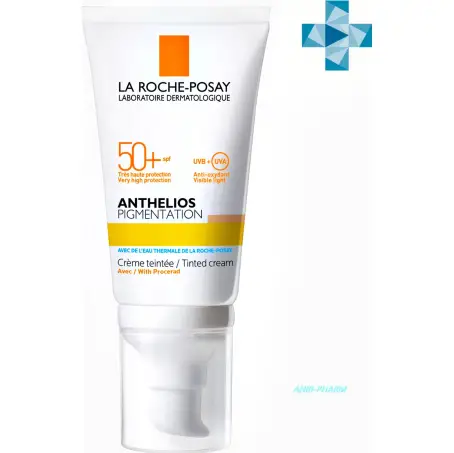 LA ROCHE POSAY АНТГЕЛІОС КРЕМ СОНЦЕЗАХ. для шкіри схильн. до гіперпігмент. світл.тон SPF 50+ 50 мл