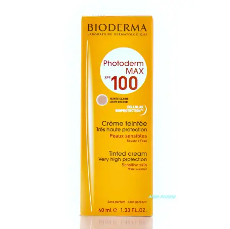 BIODERMA ФОТОДЕРМ MAX КРЕМ ТОНАЛЬНЫЙ СВЕТЛЫЙ 40 мл