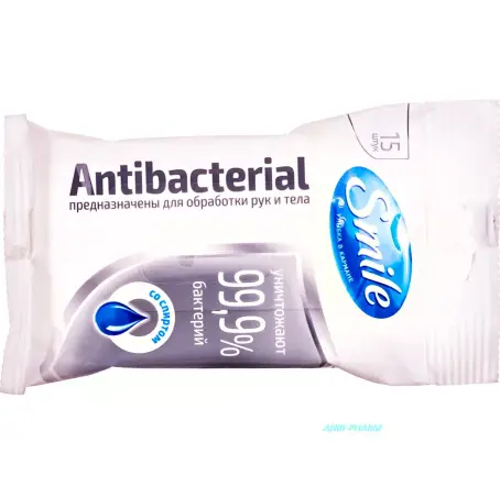 САЛФ. ВЛАЖН. SMILE ANTIBACTERIAL-СПИРТ №15