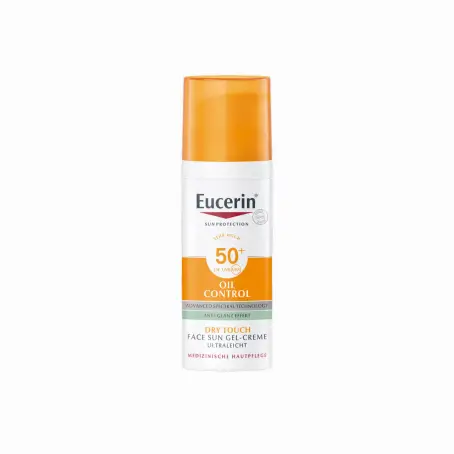 Солнцезащитный ультралегкий гель-крем Eucerin для лица с матирующим эффектом с SPF 50+, 50 мл