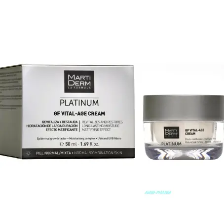 КРЕМ MARTIDERM PLATINUM Gf Vital Age денн. для норм. та комб. шкіри обличчя 50 мл