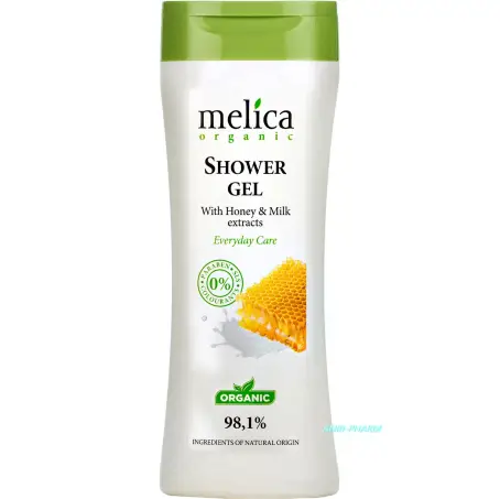 ГЕЛЬ ДЛЯ ДУШУ MELICA Organic з медом та молоком 250 мл