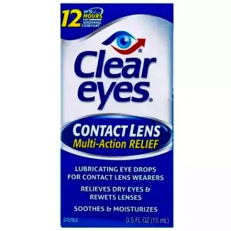 КРАПЛІ ОЧНІ CLEAR EYES Contact lens Multi-Action Relief 15 мл р-н фл.