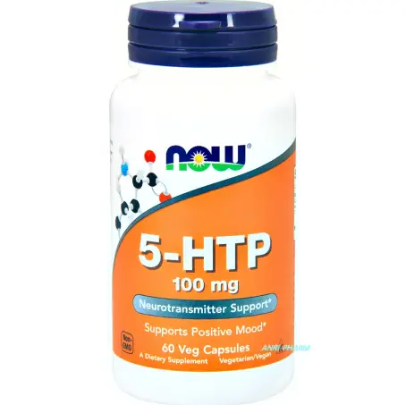 5 - ГІДРОКСИТРИПТОФАН (5-HTP) NOW FOODS 100 мг №60 росл. капс.