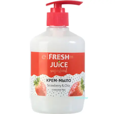 КРЕМ-МИЛО РІДКЕ FRESH JUICE Superfood Strawberry & Chia 460 мл