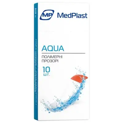 ПЛАСТ. МР MEDPLAST AQUA НАБІР 19 х 72 мм №10