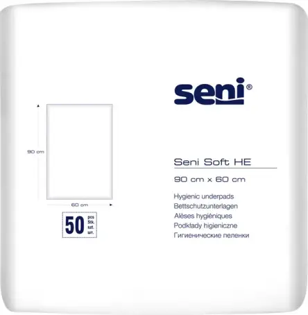 ПЕЛЮШКИ SENI SOFT HE 90 х 60 см №50