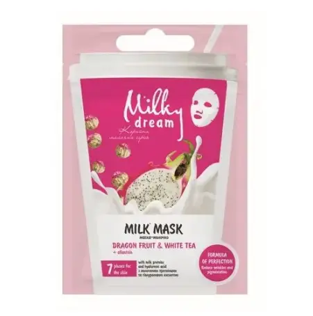 Маска для лица тканевая Milky Dream Dragon fruits & White tea 20 мл