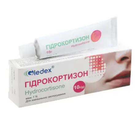 Гідрокортизон мазь 1 % по 10 г у тубах