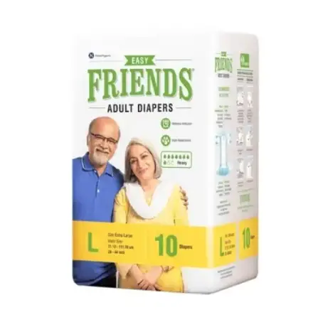 Подгузники для взрослых Friends Easy, размер L, 10 штук
